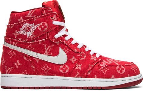 supreme lv jordan 1|red ribbon recon jordan 1.